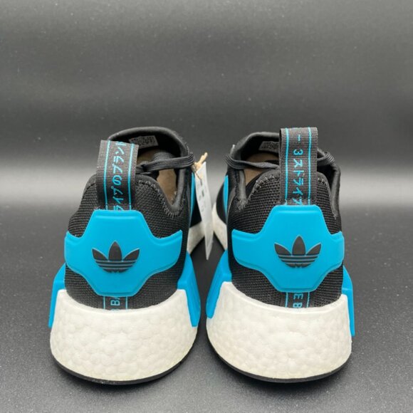 Adidas NMD_R1 Black Active Teal White HQ4461 Men's Sneakers Shoes Multi Size NEW - Picture 7 of 7